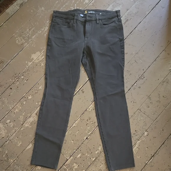 Carhartt Slim Fit Brown Pants - Picture 1 of 4